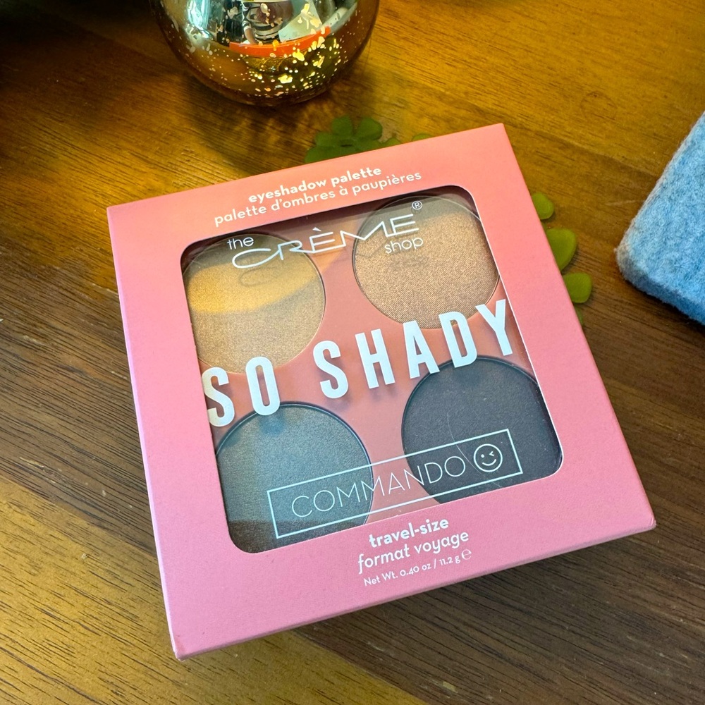 OK  The Crème Shop So Shady Eyeshadow Palette